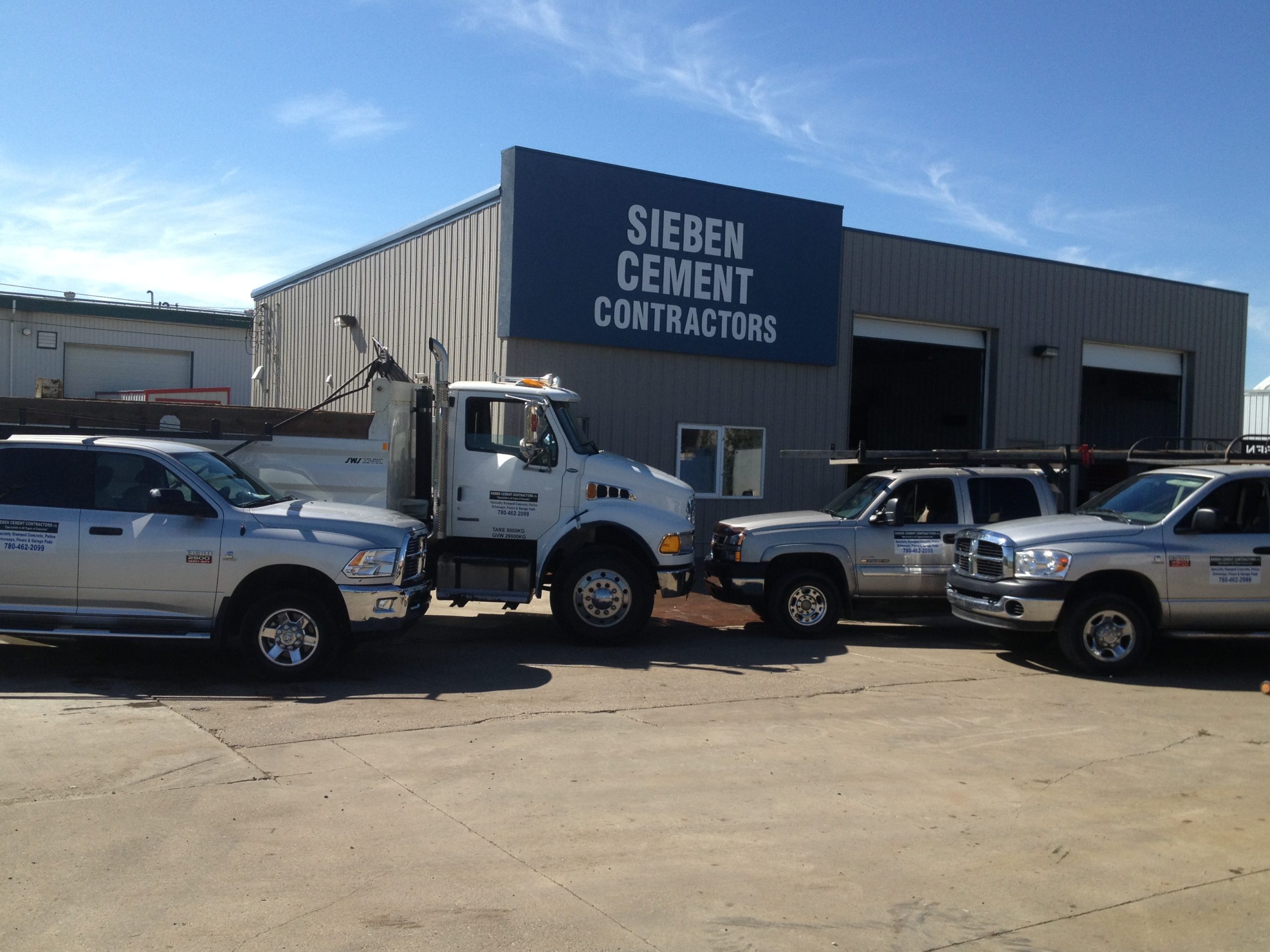 Concrete Companies Edmonton Sieben Cement Contractors Quality